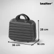 TraveLux Max kisméretű kézi bőrönd keményfedeles 28x36x16 cm