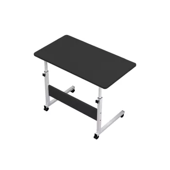 Állítható magasságú laptopasztal 80x40 cm fekete